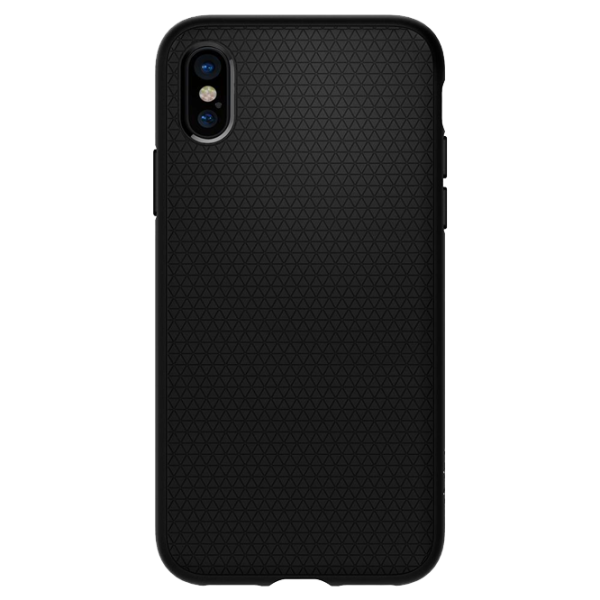 Husă pentru smartphone Apple iPhone X Spigen/ Back/ TPU/ Black photo 1 Husă pentru smartphone Apple iPhone X Spigen/ Back/ TPU/ Black photo 1