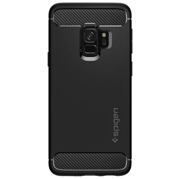 Husă pentru smartphone Samsung Galaxy S9 Spigen/ Back/ TPU/ Matte Black photo 1 Husă pentru smartphone Samsung Galaxy S9 Spigen/ Back/ TPU/ Matte Black photo 1