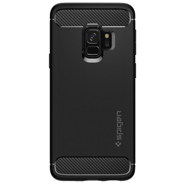 Husă pentru smartphone Samsung Galaxy S9 Spigen/ Back/ TPU/ Matte Black photo 1 Husă pentru smartphone Samsung Galaxy S9 Spigen/ Back/ TPU/ Matte Black photo 1