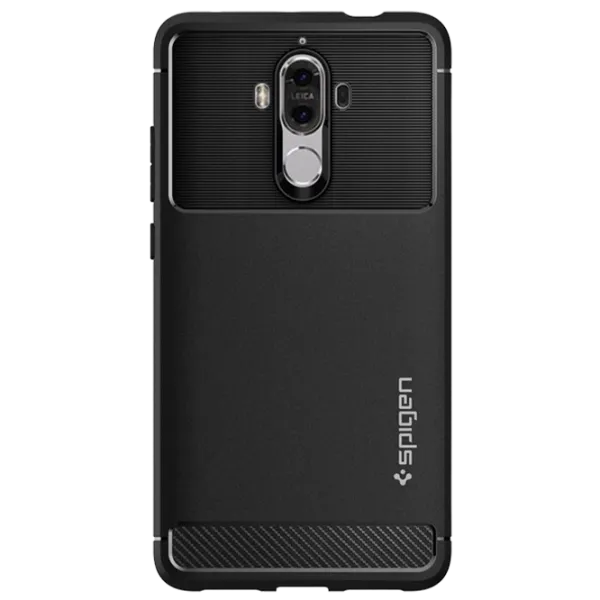 Husă pentru smartphone Huawei Mate 9 Spigen/ Back/ TPU/ Black photo 1 Husă pentru smartphone Huawei Mate 9 Spigen/ Back/ TPU/ Black photo 1