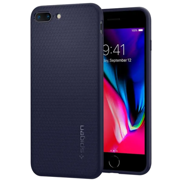 Husă pentru smartphone Apple iPhone 7/ 8 Plus Spigen/ Back/ TPU/ Midnigt Blue photo 1 Husă pentru smartphone Apple iPhone 7/ 8 Plus Spigen/ Back/ TPU/ Midnigt Blue photo 1