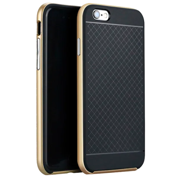 Husă pentru smartphone Apple iPhone 7/ 8 Screen Geeks/ Back/ TPU/ PP/ Gold Black photo 1