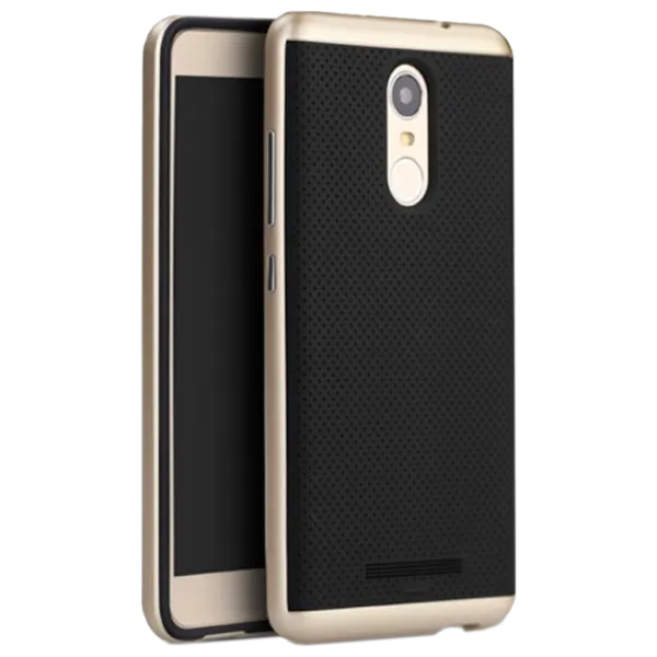 Husă pentru smartphone Xiaomi Redmi Note 3 Screen Geeks/ Back/ TPU/ PP/ Black Gold photo 1