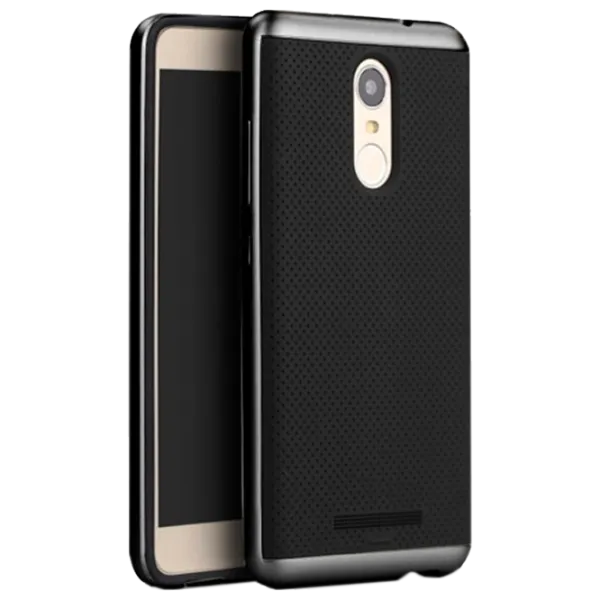 Husă pentru smartphone Xiaomi Redmi Note 3 Screen Geeks/ Back/ TPU/ PP/ Gray photo 1