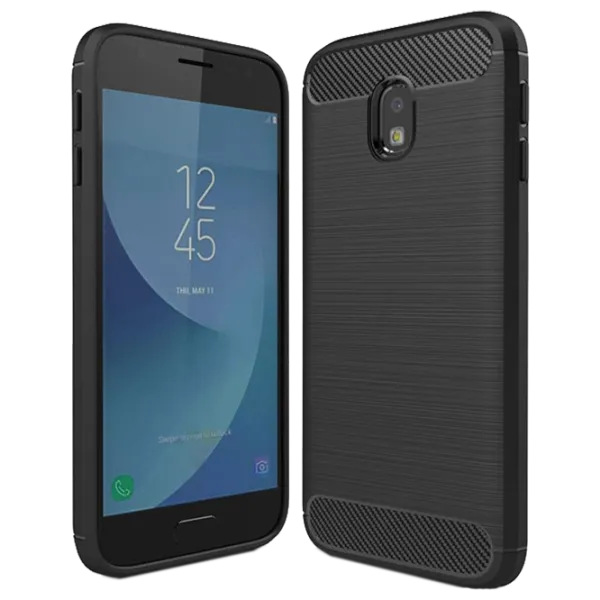 Husă pentru smartphone Samsung Galaxy A3 (2017) Screen Geeks/ Back/ TPU/ Black photo 1
