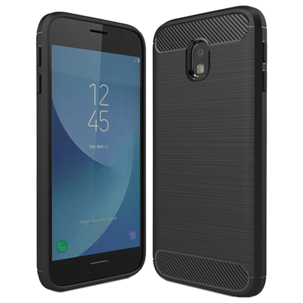 Husă pentru smartphone Samsung Galaxy A3 (2017) Screen Geeks/ Back/ TPU/ Black photo 1