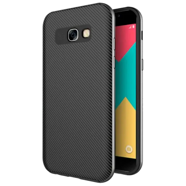 Husă pentru smartphone Samsung Galaxy A3 (2017) Screen Geeks/ Back/ TPU/ PP/ Black Gold photo 1