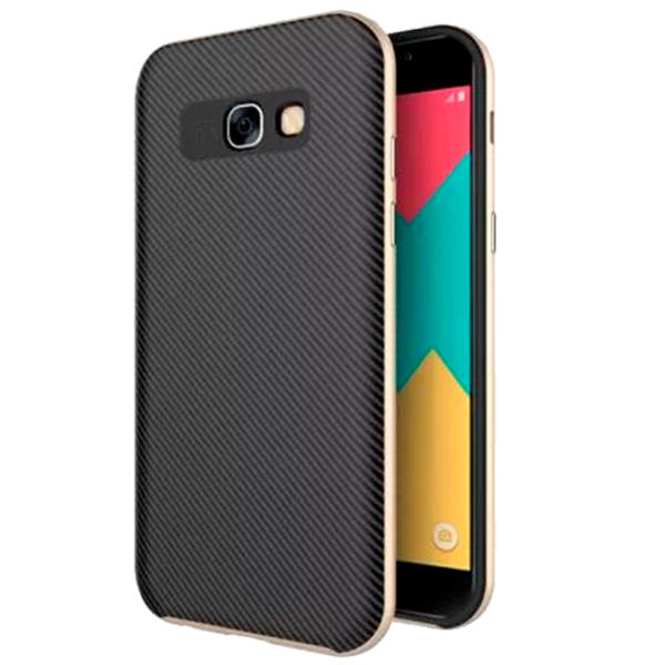Husă pentru smartphone Samsung Galaxy A5 (2017) Screen Geeks/ Back/ TPU/ PP/ Black Gold photo 1