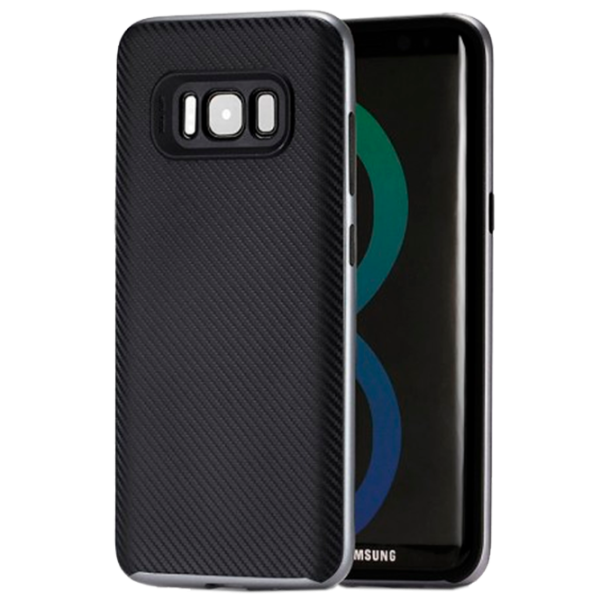 Husă pentru smartphone Samsung Galaxy S8 Screen Geeks/ Back/ TPU/ PP/ Silver Gray photo 1
