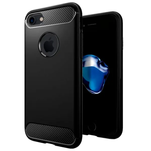 Husă pentru smartphone Apple iPhone 7/ 8 Screen Geeks/ Back/ TPU/ Matte Black photo 1