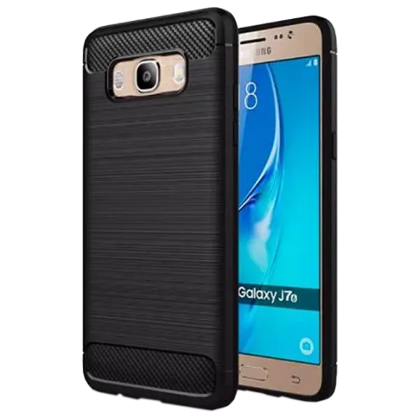 Husă pentru smartphone Samsung Galaxy J7 (2016) Screen Geeks/ Back/ TPU/ Black photo 1