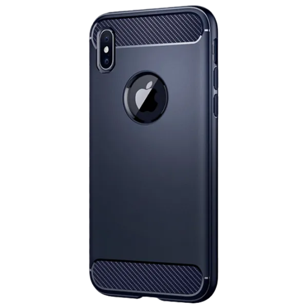 Husă pentru smartphone Apple iPhone X Screen Geeks/ Back/ TPU/ Matte Blue photo 1