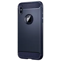 Husă pentru smartphone Apple iPhone X Screen Geeks/ Back/ TPU/ Matte Blue