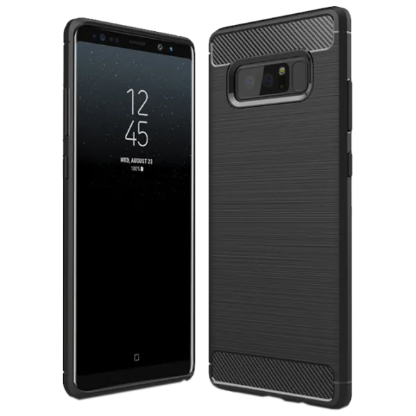 Husă pentru smartphone Samsung Galaxy Note 8 Screen Geeks/ Back/ TPU/ Matte Black photo 1