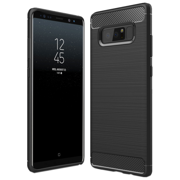 Husă pentru smartphone Samsung Galaxy Note 8 Screen Geeks/ Back/ TPU/ Matte Black photo 1