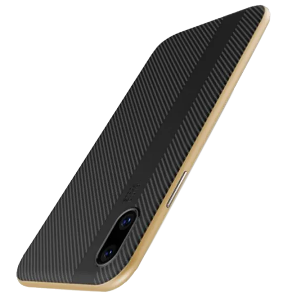 Husă pentru smartphone Apple iPhone X Screen Geeks/ Back/ TPU/ PP/ Gold Black photo 1