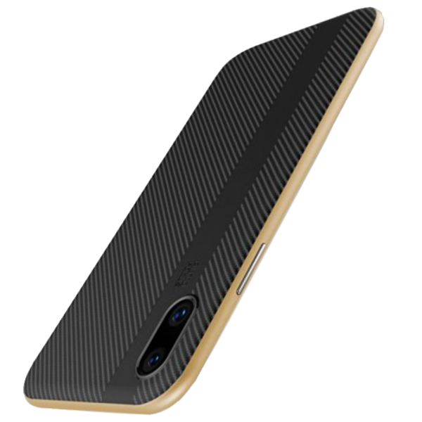 Husă pentru smartphone Apple iPhone X Screen Geeks/ Back/ TPU/ PP/ Gold Black photo 1