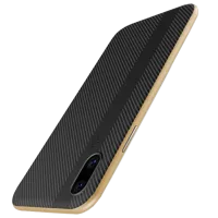 Husă pentru smartphone Apple iPhone X Screen Geeks/ Back/ TPU/ PP/ Gold Black