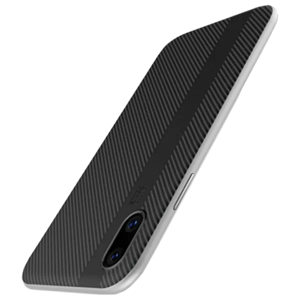 Husă pentru smartphone Apple iPhone X Screen Geeks/ Back/ TPU/ PP/ Silver Black photo 1