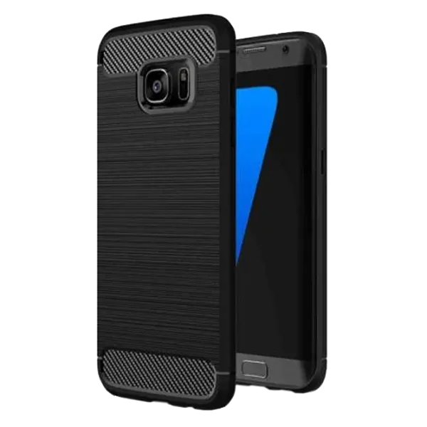 Чехол для смартфона Samsung Galaxy S7 Edge Screen Geeks/ Back/ TPU/ Матовый Черный photo 1