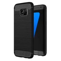 Husă pentru smartphone Samsung Galaxy S7 Edge Screen Geeks/ Back/ TPU/ Matte Black