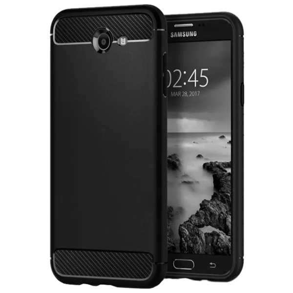 Husă pentru smartphone Samsung Galaxy J7 Neo Screen Geeks/ Back/ TPU/ Black photo 1