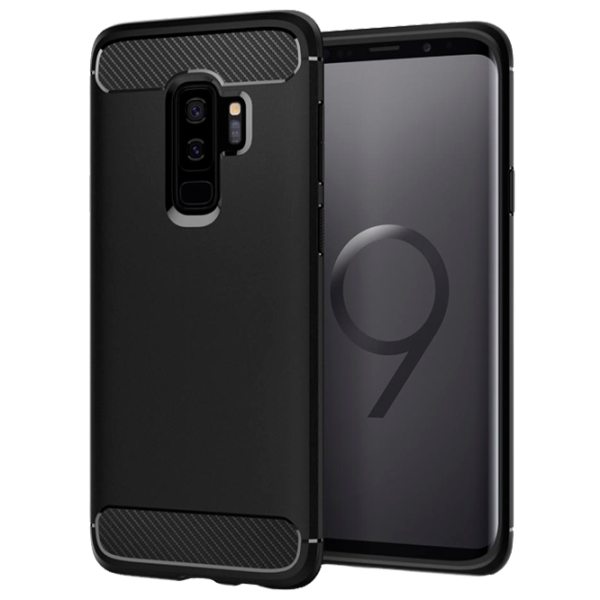 Husă pentru smartphone Samsung Galaxy S9 Plus Screen Geeks/ Back/ TPU/ Dark Black photo 1