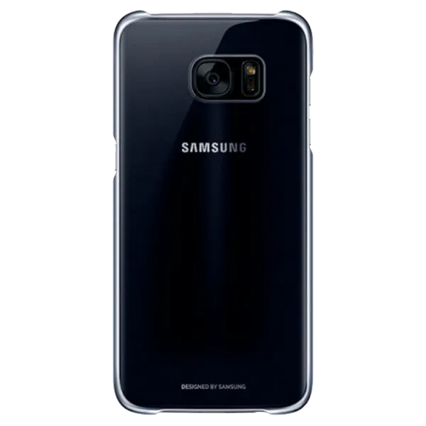 Чехол для смартфона Samsung Galaxy S7 Edge Samsung/ Back/ PP/ Прозрачный Черный photo 1