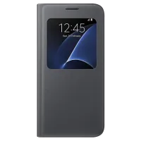 Чехол для смартфона Samsung Galaxy S7 Samsung/ Flip Cover View/ PP/ Алюминий Черный