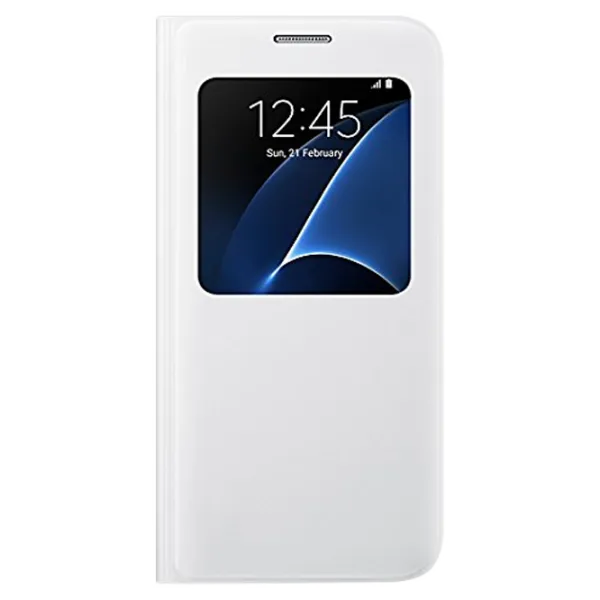 Чехол для смартфона Samsung Galaxy S7 Samsung/ Flip Cover/ PP/ Алюминий Серебристый photo 1