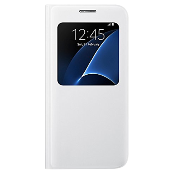 Чехол для смартфона Samsung Galaxy S7 Samsung/ Flip Cover/ PP/ Алюминий Серебристый photo 1