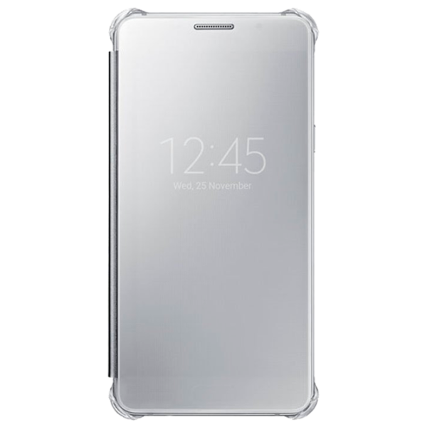 Чехол для смартфона Samsung Galaxy A5 (2016) Samsung/ Flip Cover View/ PC/ PU/ Серебристый Серый photo 1