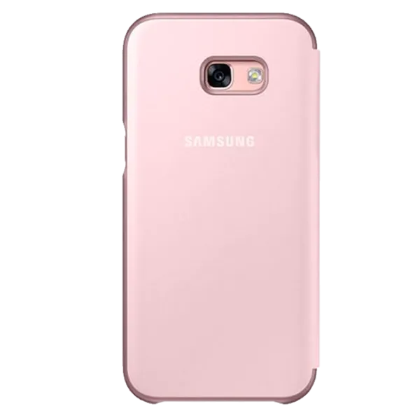 Husă pentru smartphone Samsung Galaxy A7 (2017) Samsung/ Flip Cover/ PU/ Neon Pink photo 1