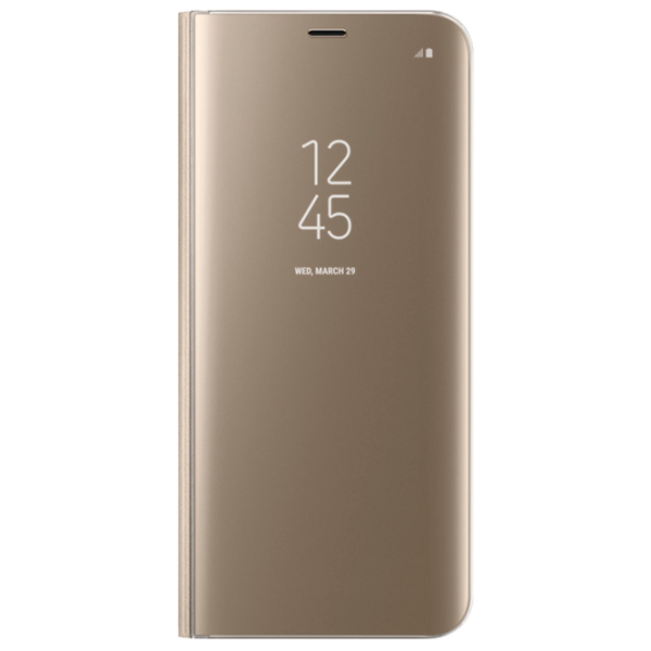 Чехол для смартфона Samsung Galaxy S8 Samsung/ Flip S View Standing Cover/ PU/ Золотой photo 1