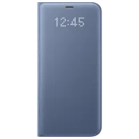 Чехол для смартфона Samsung Galaxy S8 Samsung/ LED Flip Wallet/ PU/ Синий