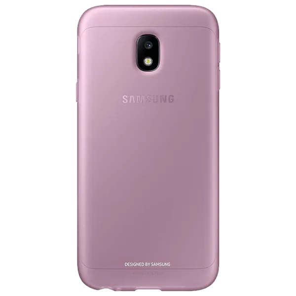 Чехол для смартфона Samsung Galaxy J3 (2017) Samsung/ Back/ TPU/ Прозрачный Розовый photo 1