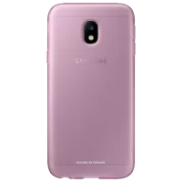 Чехол для смартфона Samsung Galaxy J3 (2017) Samsung/ Back/ TPU/ Прозрачный Розовый