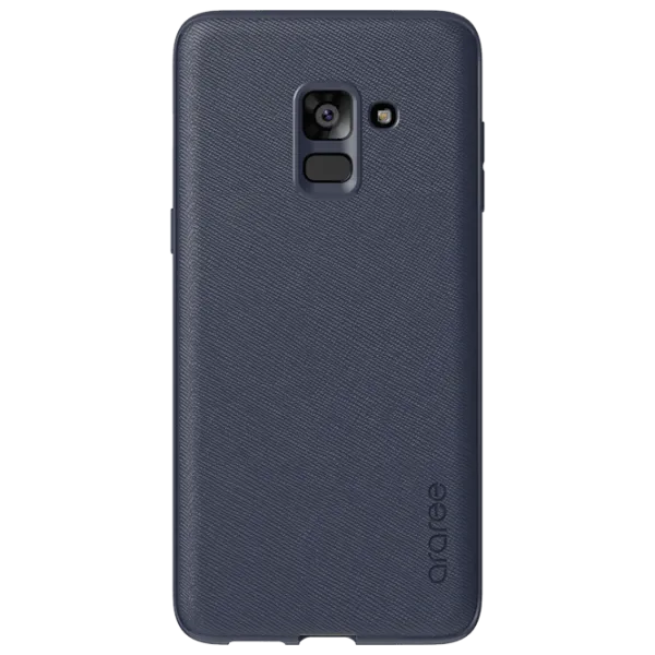 Чехол для смартфона Samsung Galaxy A8 (2018) Samsung/ Back/ Кожа/ Midnight Синий photo 1