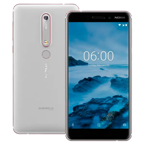 Nokia 6.1 3 ГБ/ 32 ГБ/ Dual SIM/ Белый photo 1