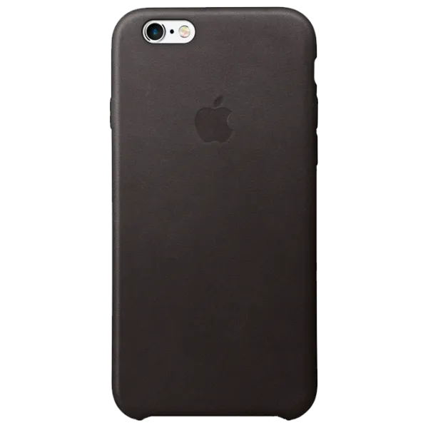 Husă pentru smartphone Apple iPhone 6/ 6S Plus Apple/ Back/ Piele/ Black photo 1 Husă pentru smartphone Apple iPhone 6/ 6S Plus Apple/ Back/ Piele/ Black photo 1