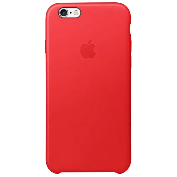 Чехол для смартфона Apple iPhone 6/ 6S Plus Apple/ Back/ Кожа/ Красный photo 1 Чехол для смартфона Apple iPhone 6/ 6S Plus Apple/ Back/ Кожа/ Красный photo 1