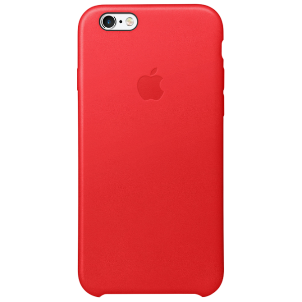 Чехол для смартфона Apple iPhone 6/ 6S Plus Apple/ Back/ Кожа/ Красный photo 1 Чехол для смартфона Apple iPhone 6/ 6S Plus Apple/ Back/ Кожа/ Красный photo 1