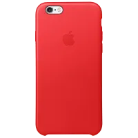 Чехол для смартфона Apple iPhone 6/ 6S Plus Apple/ Back/ Кожа/ Красный