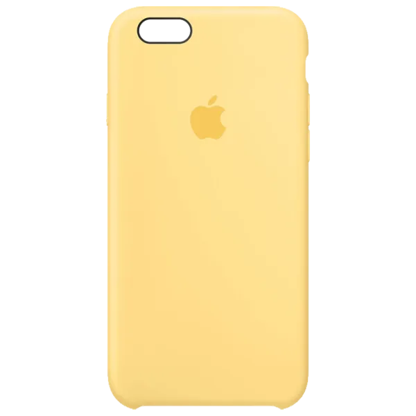 Husă pentru smartphone Apple iPhone 6/ 6S Apple/ Back/ TPU/ Yellow photo 1 Husă pentru smartphone Apple iPhone 6/ 6S Apple/ Back/ TPU/ Yellow photo 1