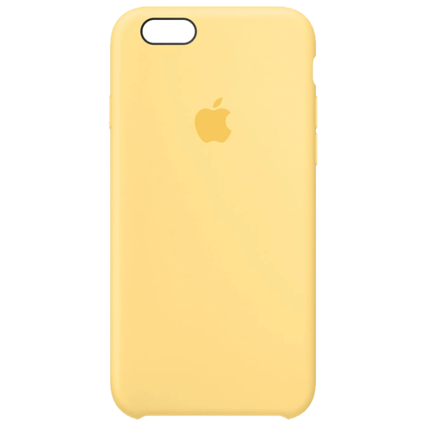 Husă pentru smartphone Apple iPhone 6/ 6S Apple/ Back/ TPU/ Yellow photo 1 Husă pentru smartphone Apple iPhone 6/ 6S Apple/ Back/ TPU/ Yellow photo 1