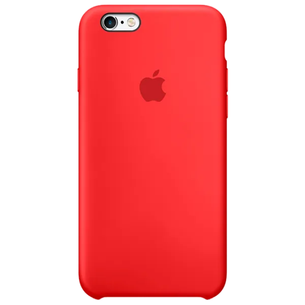 Husă pentru smartphone Apple iPhone 6/ 6S Plus Apple/ Back/ TPU/ Red photo 1 Husă pentru smartphone Apple iPhone 6/ 6S Plus Apple/ Back/ TPU/ Red photo 1