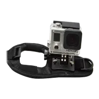 Suport pentru cameră action Eggo Glove-style Hand Mount Black