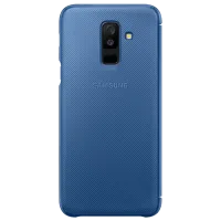 Чехол для смартфона Samsung Galaxy A6 Plus (2018) Samsung/ Flip Wallet/ PP/ Синий