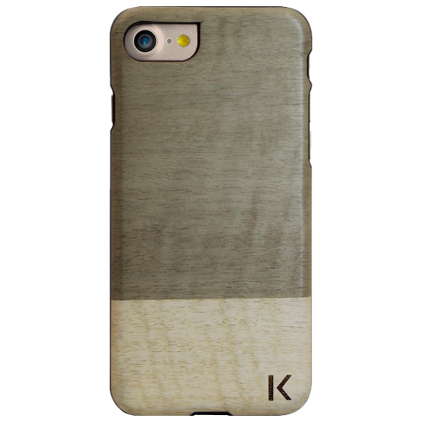 Husă pentru smartphone Apple iPhone 7/ 8/ SE2 THE KASE/ Back/ Lemn/ Einstein Gray photo 1