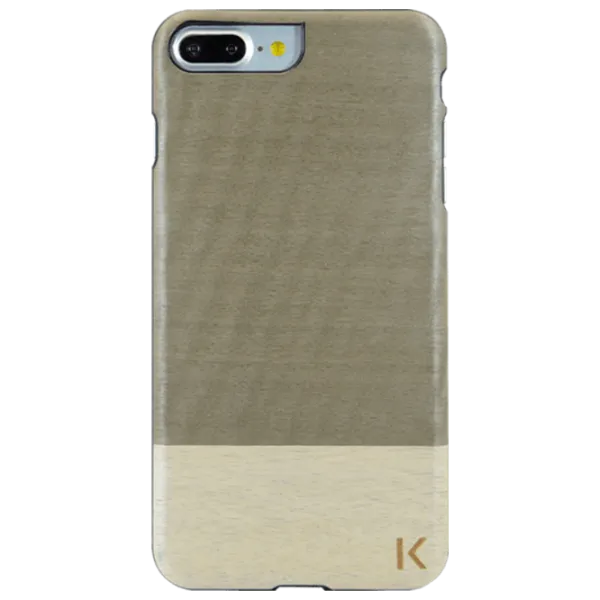 Husă pentru smartphone Apple iPhone 7/ 8 Plus THE KASE/ Back/ Lemn/ Einstein Gray photo 1